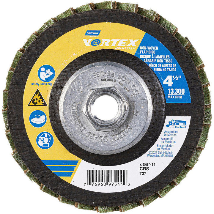 4-1/2" Aluminum Oxide Disc - Norton 77696097544