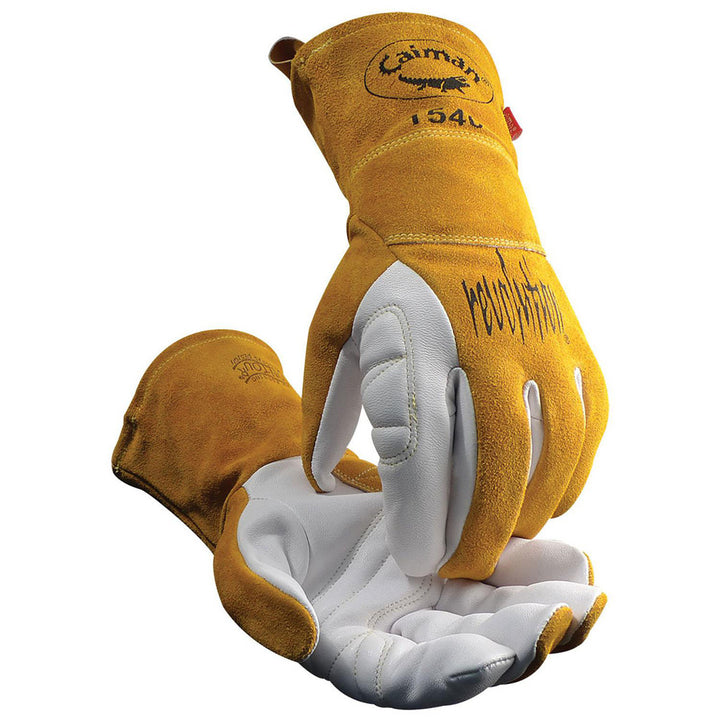 Large Leather Flame; Heat Gloves - PIP 1540-5