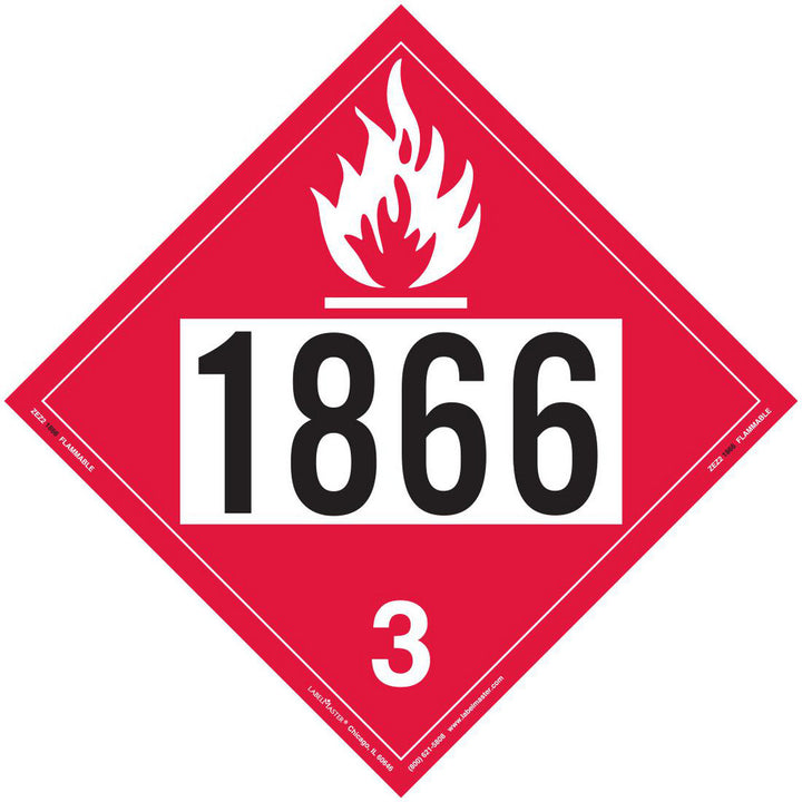 Flammable Liquid Sign - Labelmaster ZEZ21866