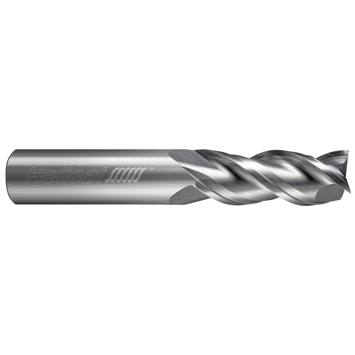 1/8" 3-Flute Solid Carbide Square End Mill - Helical Solutions 81397