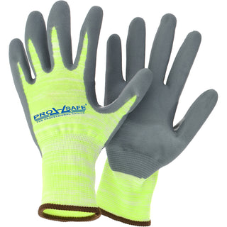 Small High-Visibility Yellow HPPE Blend Cut Resistant Gloves - PRO-SAFE PS-2150/S