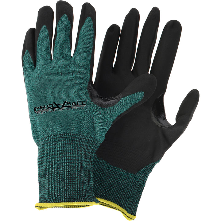 X-Large Green HPPE Blend Cut Resistant Gloves - PRO-SAFE PS-2180/XL