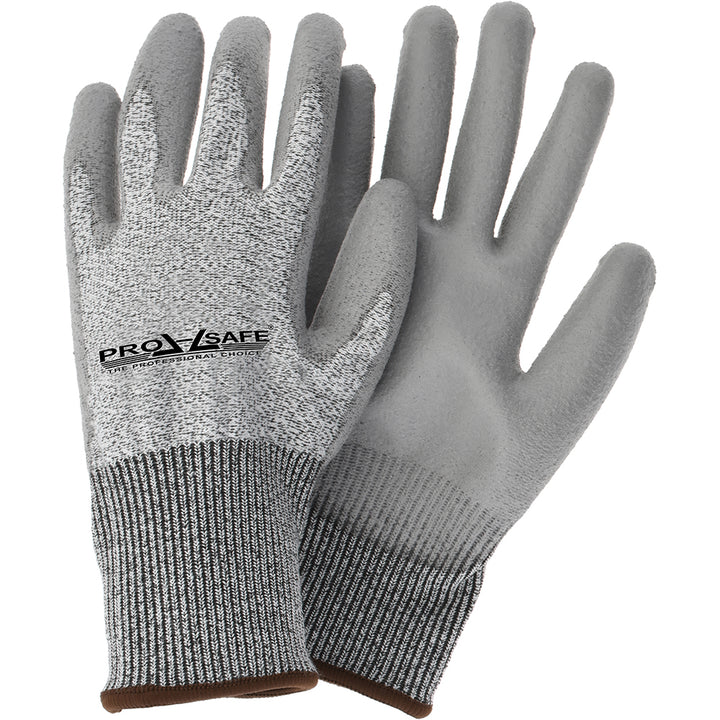 Large Salt & Pepper HPPE Blend Cut-Resistant Gloves - PRO-SAFE PS-3230/L