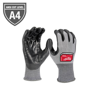 Large Black; Gray HPPE Blend; Nylon Cut & Puncture-Resistant Gloves - Milwaukee Tool 48-73-8742