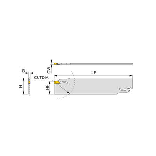 Indexable Cut-Off - Tungaloy 6841509
