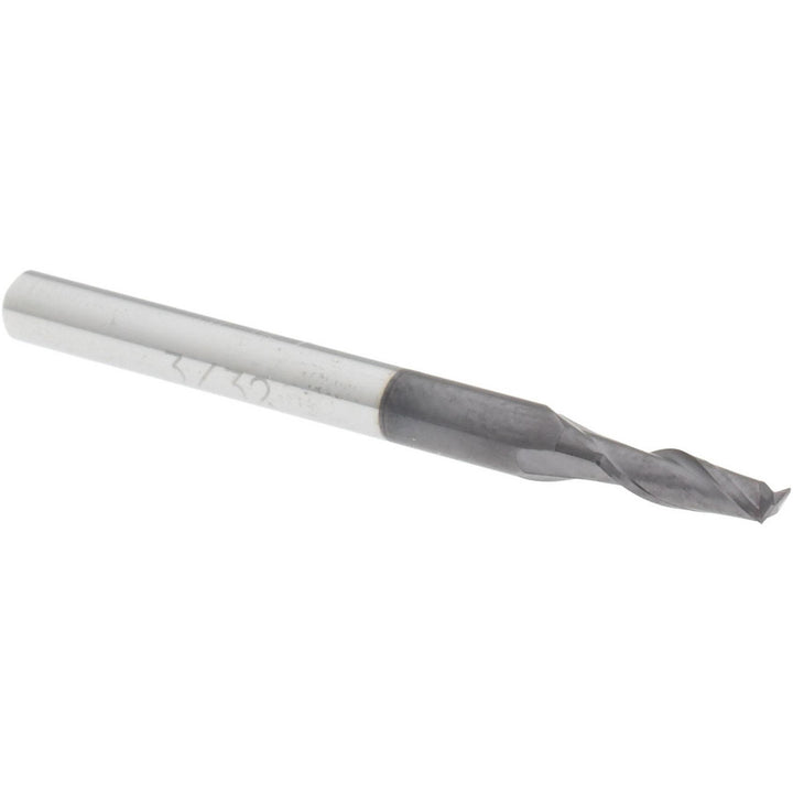 3/32" 2-Flute Solid Carbide Square End Mill - Accupro 14788325