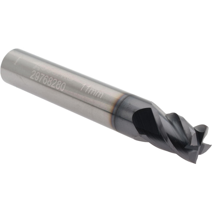 4-Flute Solid Carbide Square End Mill, AlTiN - Accupro 14788535