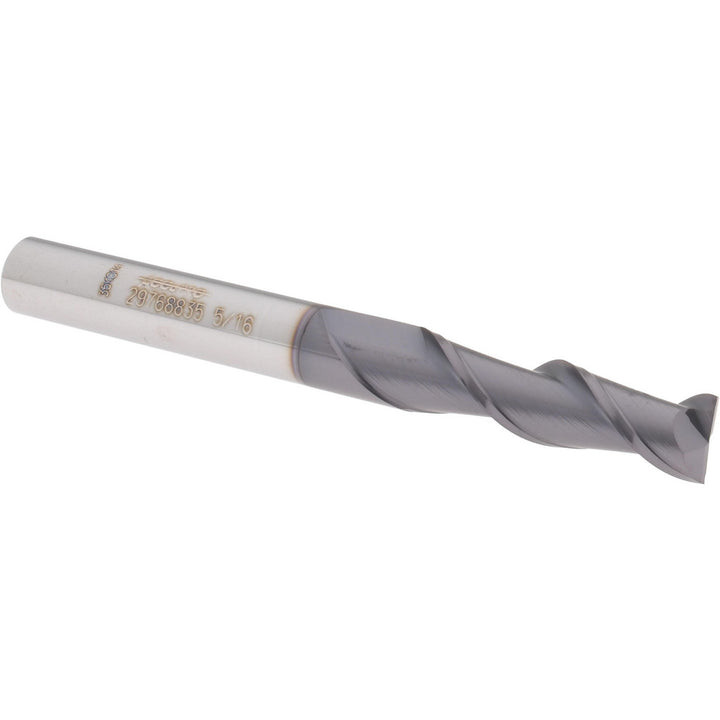 5/16" 2-Flute Solid Carbide Square End Mill - Accupro 14788360