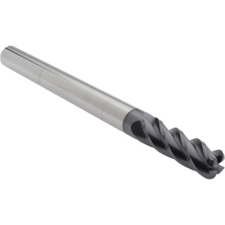 1/2" 4-Flute Solid Carbide Corner Radius & Corner Chamfer End Mill, AlTiN+ - Accupro 14788589