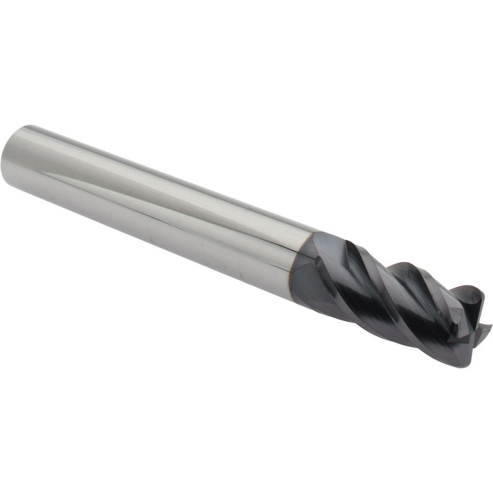 1/2" 4-Flute Solid Carbide Corner Radius & Corner Chamfer End Mill, AlTiN+ - Accupro 14788581