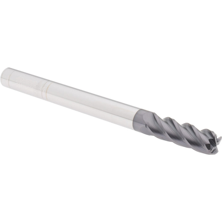 1/2" 4-Flute Solid Carbide Corner Radius & Corner Chamfer End Mill, AlTiN+ - Accupro 14788591