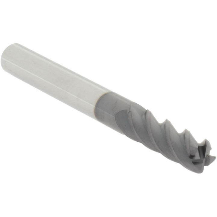1/4" 4-Flute Solid Carbide Corner Radius & Corner Chamfer End Mill, AlTiN+ - Accupro 14788477