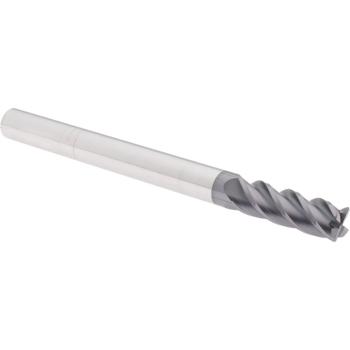1/2" 4-Flute Solid Carbide Corner Radius & Corner Chamfer End Mill, AlTiN+ - Accupro 14788590