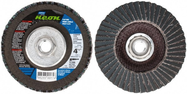 4-1/2" 120-Grit Ceramic Alumina Disc - Norton 66623399174