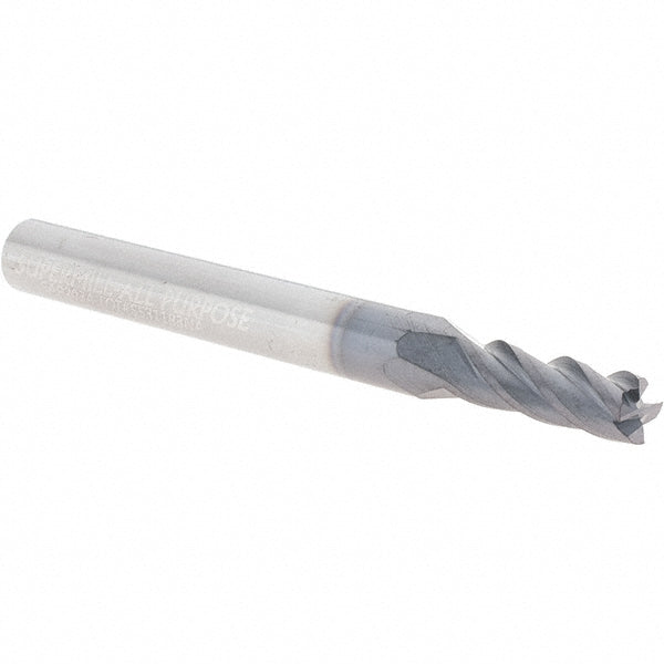 13/64" 4-Flute Solid Carbide Square End Mill, AlTiN - Supermill 5251121