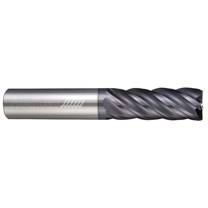 3/4" 5-Flute Solid Carbide Corner Radius End Mill, APLUS - Helical Solutions 88302