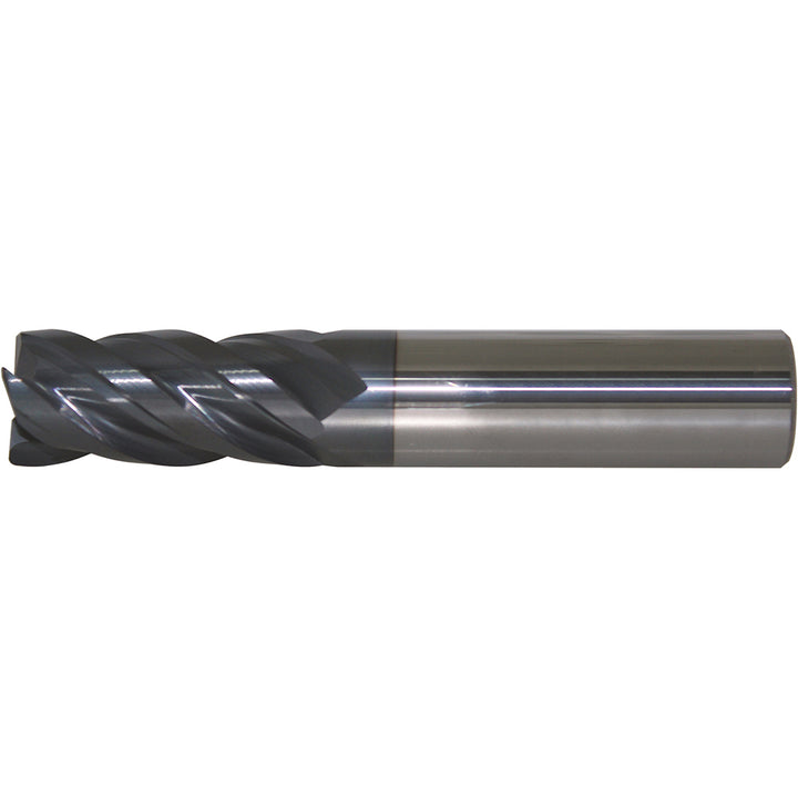1/2" 4-Flute Solid Carbide Corner Radius End Mill, AlTiN - ProMax 191-33234