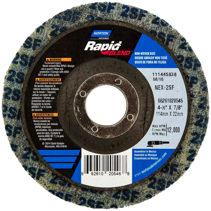 4-1/2" Silicon Carbide Deburring Wheels Disc - Norton 66261020546