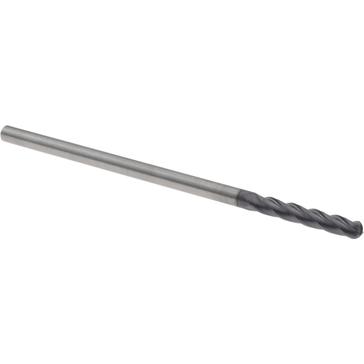1/8" 4-Flute Solid Carbide Ball End Mill, TiAlN - Kennametal 5824509