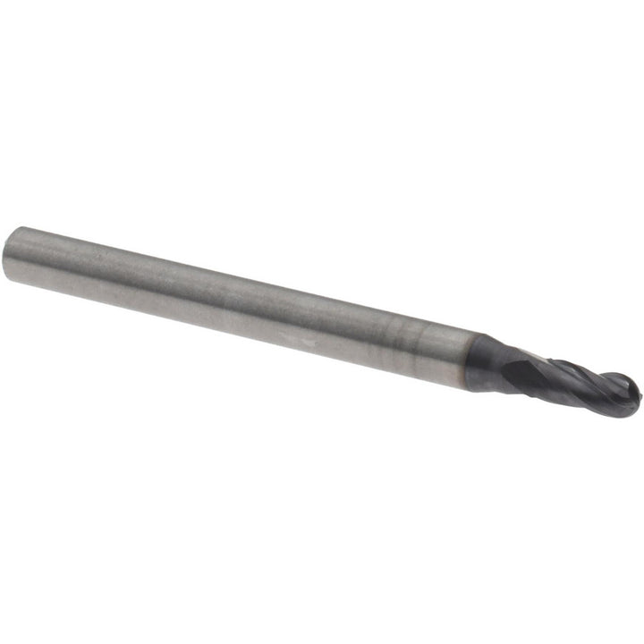 3/32" 4-Flute Solid Carbide Ball End Mill, TiAlN - Kennametal 5824503