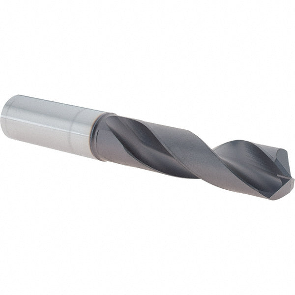 0.6693" Solid Carbide Screw Machine Drill Bit, Coated, 140° point - Iscar 5530456