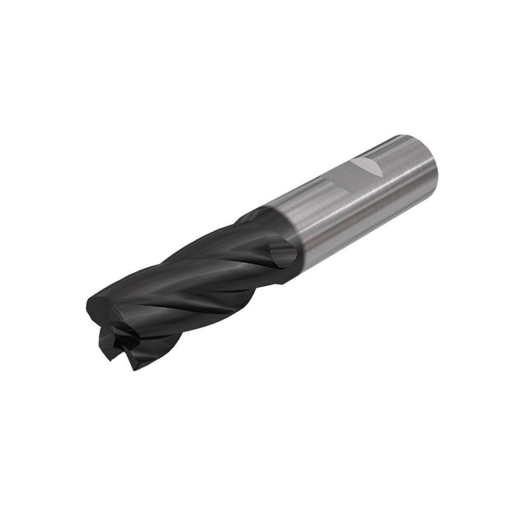 3/8" 4-Flute Solid Carbide Corner Radius End Mill, AlTiN - Iscar 5607228