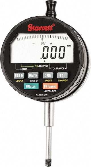 1.0000" Dial Indicator, 0.000100" accuracy - Starrett 49505