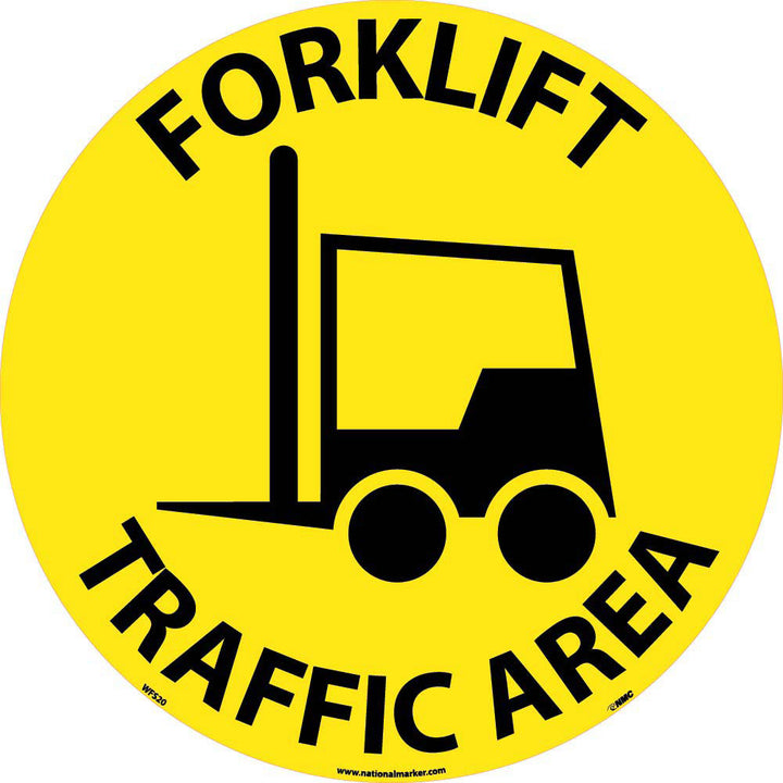 Forklift Traffic Area Sign - AccuformNMC WFS20