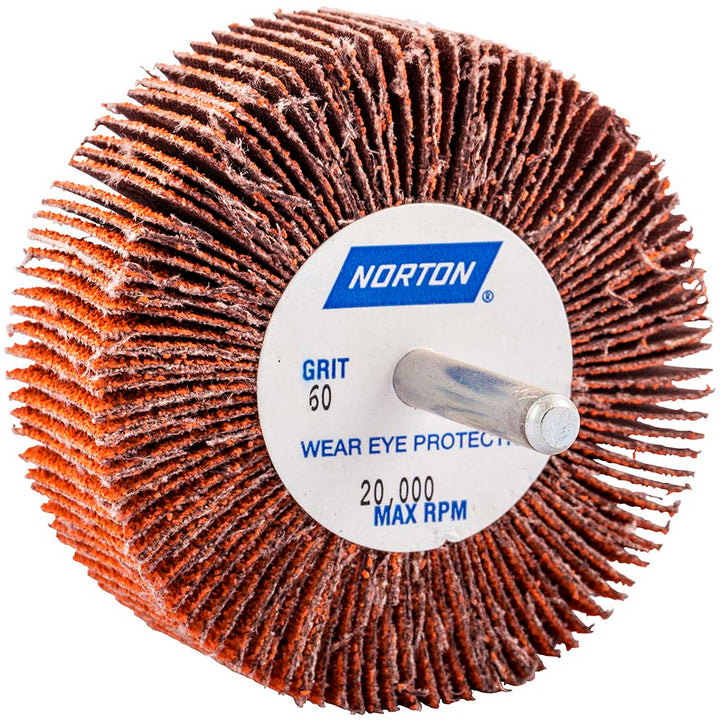 60-Grit Ceramic Alumina Flap Wheel - Norton 66261151176