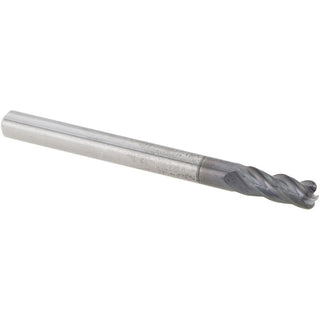 1/8" 4-Flute Solid Carbide Corner Radius End Mill, AlTiN - Supermill 5251073
