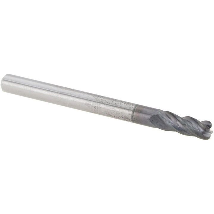 1/8" 4-Flute Solid Carbide Corner Radius End Mill, AlTiN - Supermill 5251073