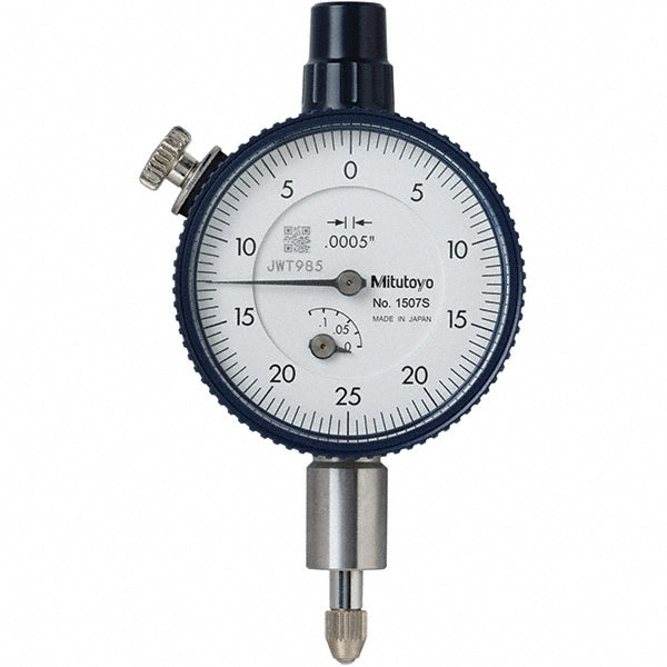 0.1250" Dial Indicator, 0.000500" grad - Mitutoyo 1507AB