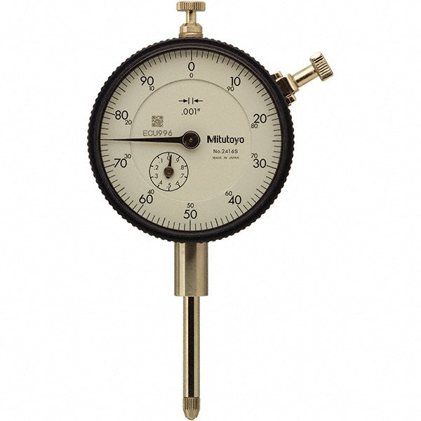 1.0000" Dial Indicator, 0.001000" grad - Mitutoyo 2416AB