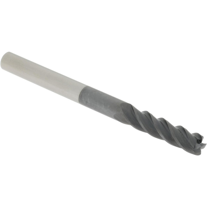 1/4" 4-Flute Solid Carbide Corner Radius End Mill, AlCrTiN - Accupro 310133