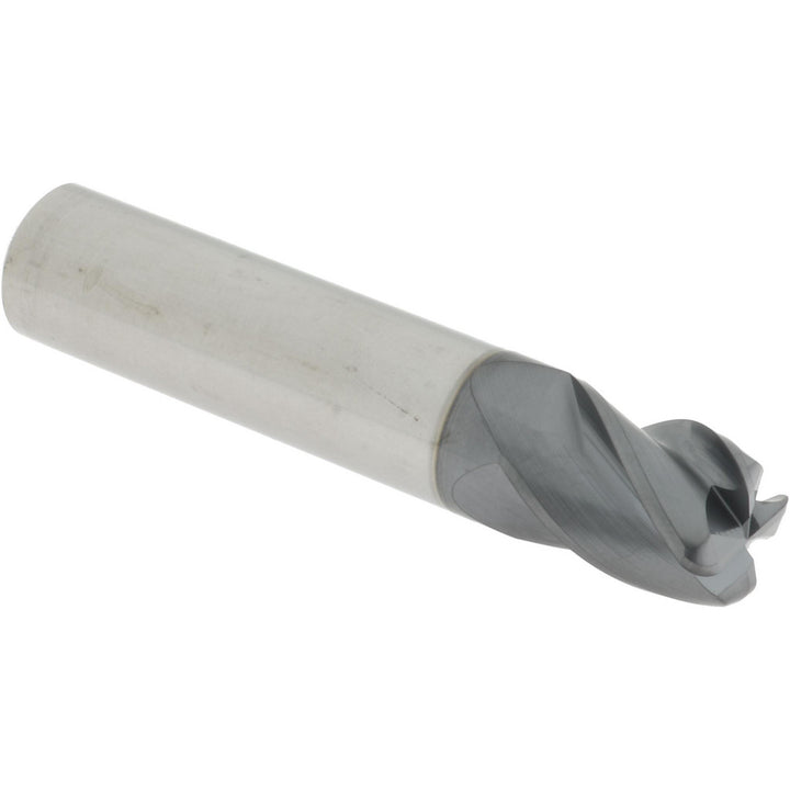 1/2" 4-Flute Solid Carbide Corner Radius End Mill, AlCrTiN - Accupro 310275