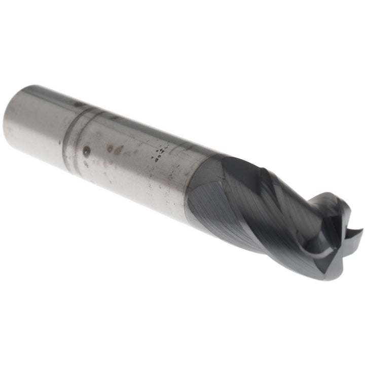 7/16" 4-Flute Solid Carbide Corner Radius End Mill, AlCrTiN - Accupro 95170105