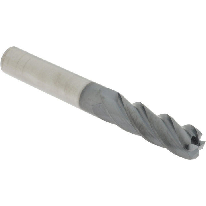 1/2" 4-Flute Solid Carbide Corner Radius End Mill, AlCrTiN - Accupro 310332