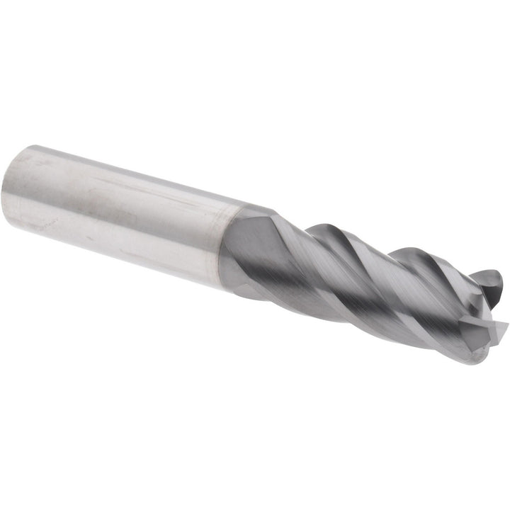 1/2" 4-Flute Solid Carbide Corner Radius End Mill, AlCrTiN - Accupro 310310
