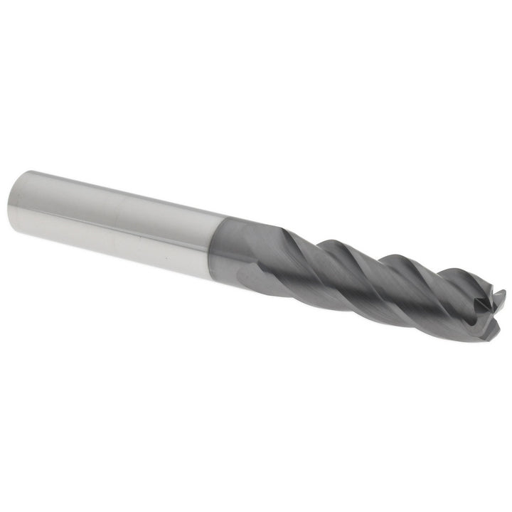 3/8" 4-Flute Solid Carbide Corner Radius End Mill, AlCrTiN - Accupro 310240