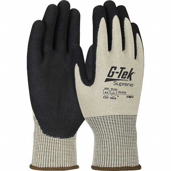 Large Tan Suprene Cut-Resistant Gloves - PIP 15-210/L