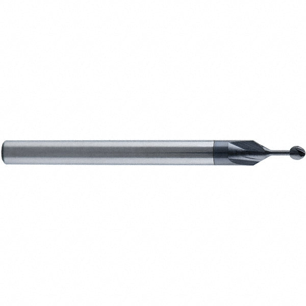 1/4" 4-Flute Solid Carbide Undercutting End Mill, AlTiCrN - Accupro 32228785