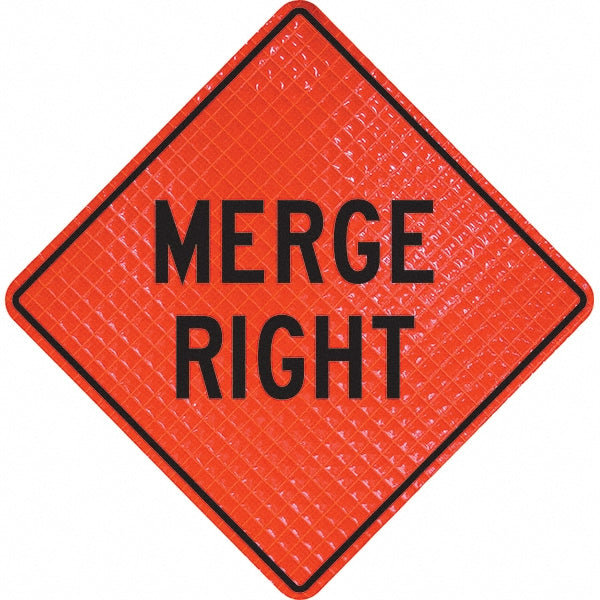 Merge Right Sign - PRO-SAFE 07-800-4044-L