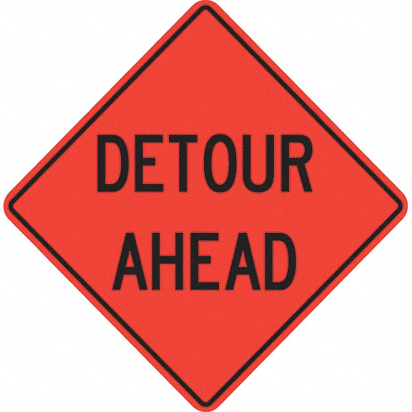 Detour Ahead Sign - PRO-SAFE 07-800-4702-L