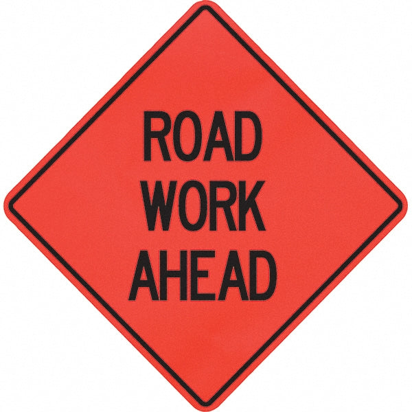 Road Work Ahead Sign - PRO-SAFE 07-800-4007-L