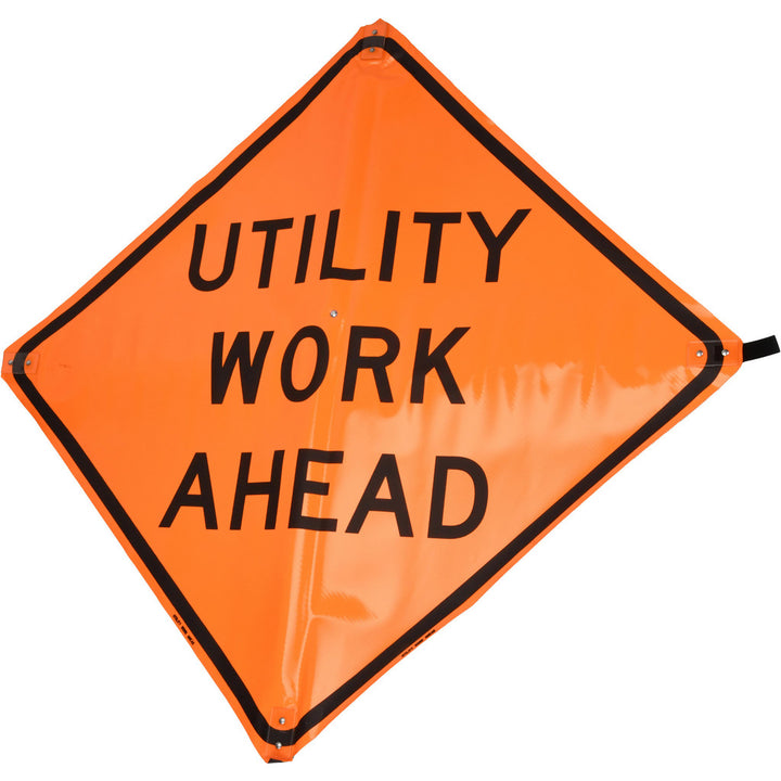Utility Work Ahead Sign - PRO-SAFE 07-800-3723-L