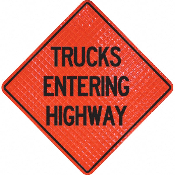 Trucks Entering Highway Sign - PRO-SAFE 07-800-4029-L