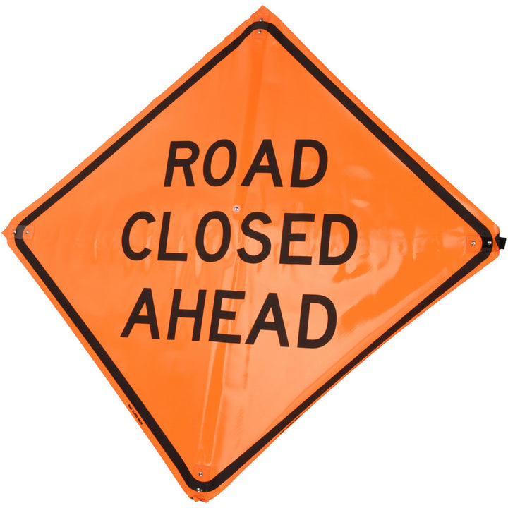 Road Closed Ahead Sign - PRO-SAFE 07-800-3714-L