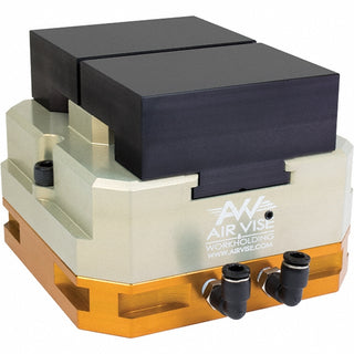 4.0000" Jaw Milling Vise - Air Vise Workholding AV-T-4