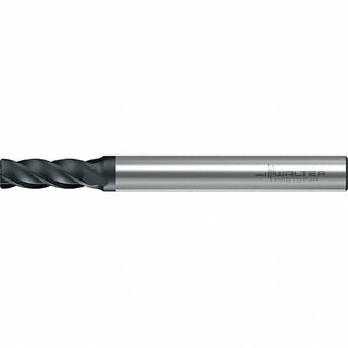 0.1970" 4-Flute Solid Carbide Corner Radius End Mill, TiAlN - Walter-Prototyp 6814322