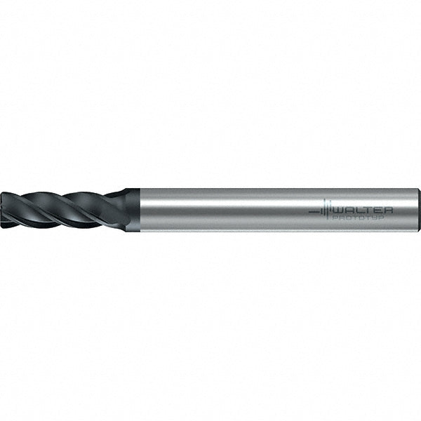 0.1970" 4-Flute Solid Carbide Corner Radius End Mill, TiAlN - Walter-Prototyp 6814322